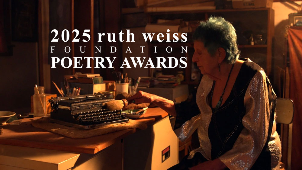 2025 ruth weiss Poetry Awards