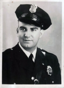 Al Hinkle's father, Carle W. Hinkle, in police uniform
