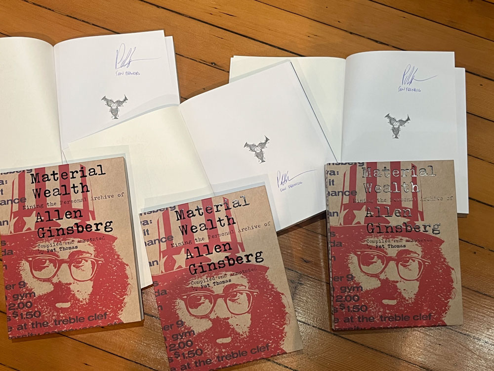 Material Wealth: Mining the Personal Archive of Allen Ginsberg (signed)