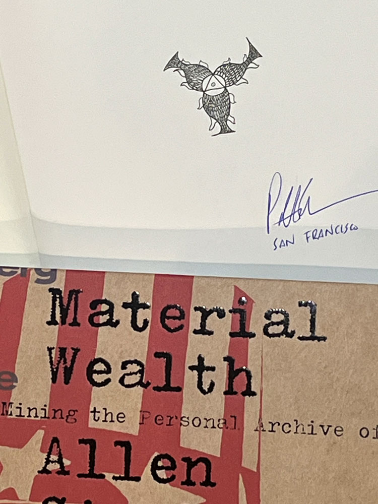 Material Wealth: Mining the Personal Archive of Allen Ginsberg (signed)