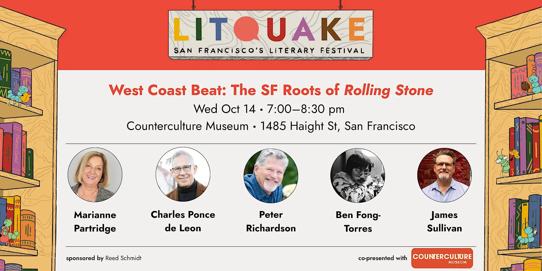 Litquake Oct. 14th – West Coast Beat: The SF Roots of Rolling Stone